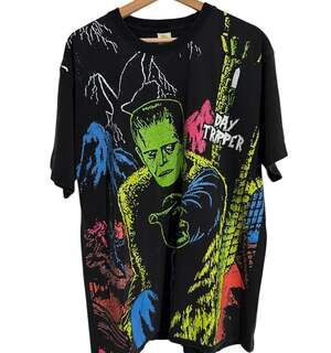 Vintage Universal Frankenstein Day Tripper NeonT-Shirt XXL